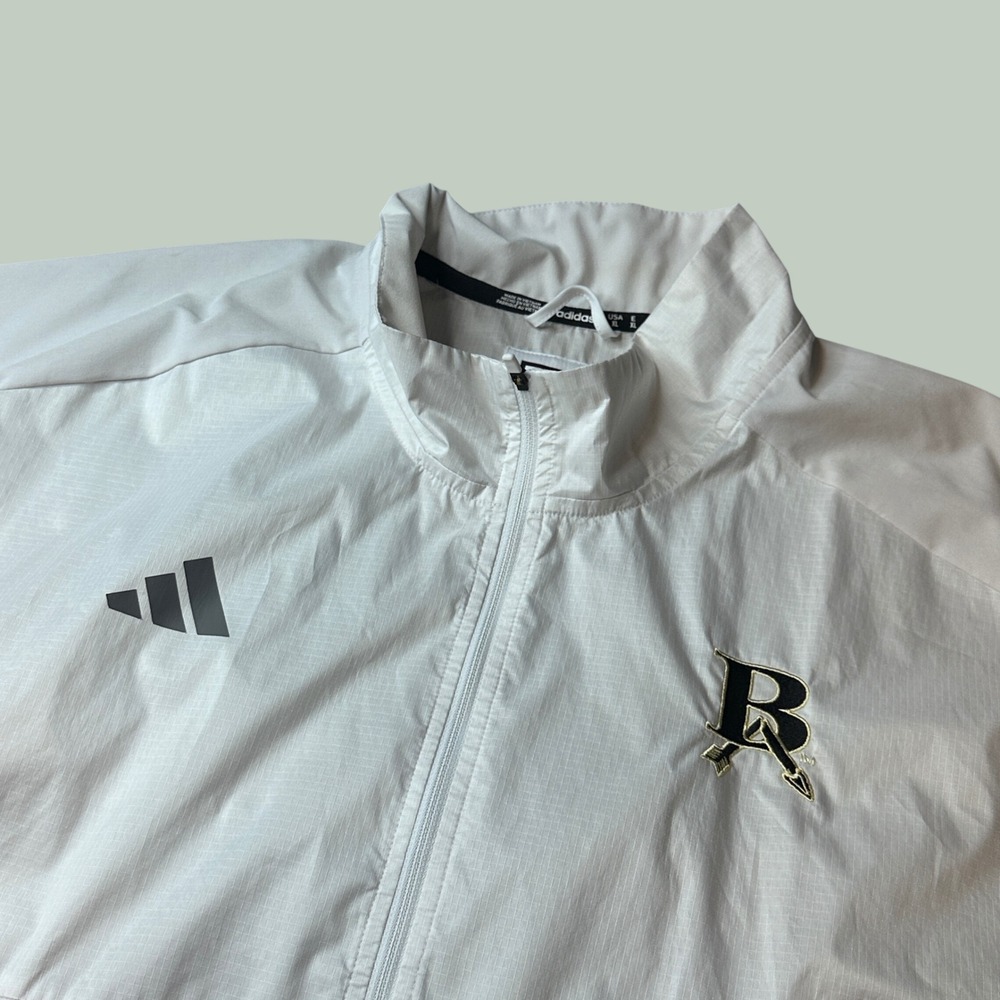Rice Adidas Pullover Mens XL HS1293 White NCAA Baseball Owls Windbreaker